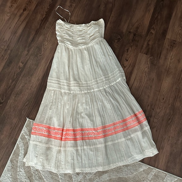 Free People Dresses & Skirts - Free people boho beachy strapless maxi dress